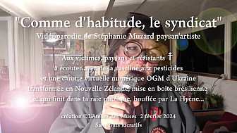 'Comme d'habitude, le syndicat' par Claude Français  vidéoparodie de Stéphanie Muzard