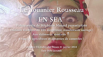 'Le douanier Rousseau Fnsea' par la Compagnie Mongole vidéoparodie de Stéphanie Muzard
