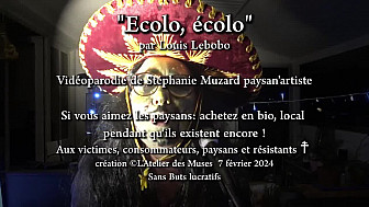 'Ecolo, écoloooo' par Louis Lebobo vidéoparodie de Stéphanie muzard