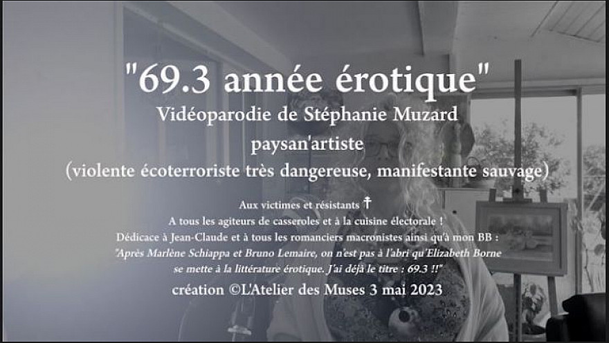 '69.3 année érotique' vidéoparodie de Stéphanie Muzard