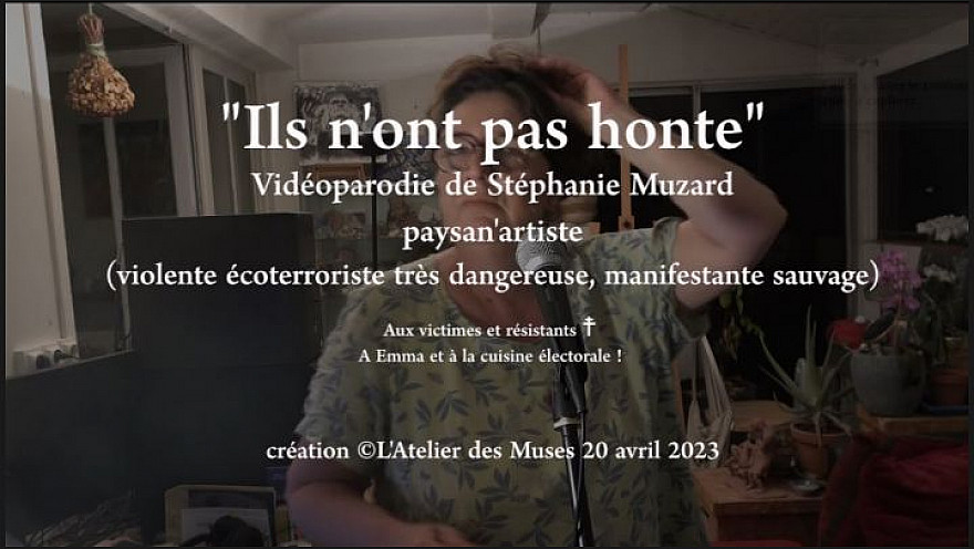 'Ils n'ont pas honte'  vidéoparodie de Stéphanie Muzard