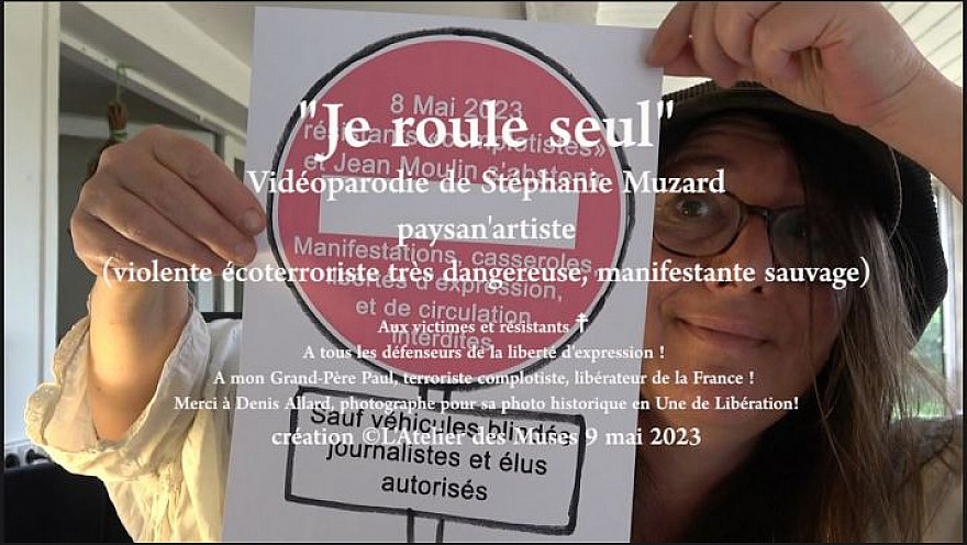 'Je roule seul' vidéoparodie de Stéphanie Muzard